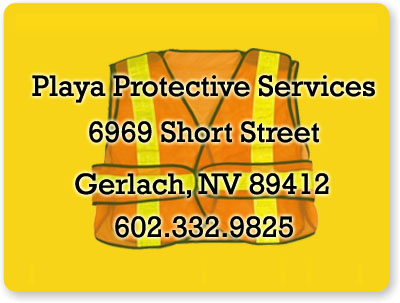 Playa Protective Services - Your Saftey is NOT Third